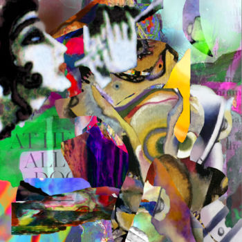 Digital Arts titled "Visions of Ariel" by Devorah Rosen, Original Artwork, Digital Painting