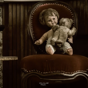 Fotografie getiteld "Traces d'enfances" door Olivier Barau, Origineel Kunstwerk, Digitale fotografie
