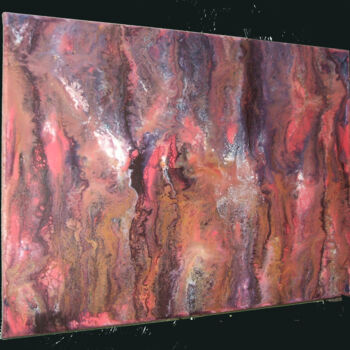 Painting titled "Rock face" by Irene Nolan (Visions), Original Artwork, Acrylic