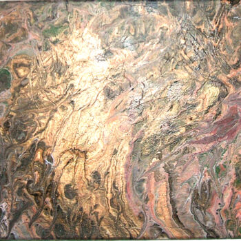 Painting titled "Acrylic painting on…" by Irene Nolan (Visions), Original Artwork, Acrylic