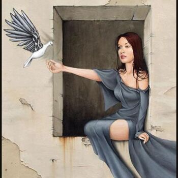 Painting titled "Evasion" by Benjamin Friess, Original Artwork