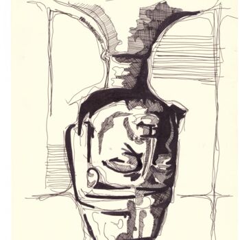 "Untitled 10" başlıklı Resim Vassilis Skylakos tarafından, Orijinal sanat, Mürekkep