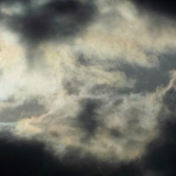 Photography titled "CLOUDS - "Sunset I"…" by Curtis H. Jones, Original Artwork, Digital Photography Mounted on Wood Stretche…