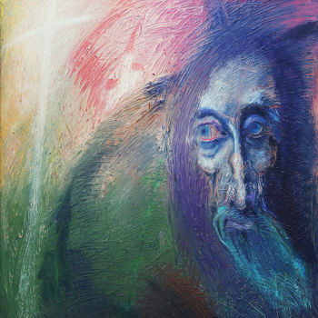 제목이 "God’s prophet"인 미술작품 Vladimir Bašić Šoto로, 원작, 기름