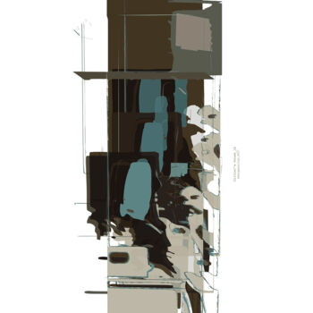 Digital Arts titled "Olivier's house" by Henry Pouillon, Original Artwork, 2D Digital Work