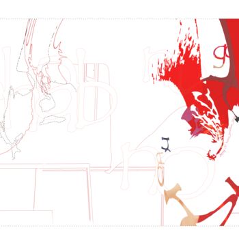 Digital Arts titled "Amy - 3" by Henry Pouillon, Original Artwork, 2D Digital Work