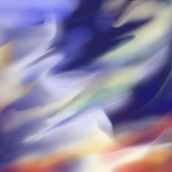 Digital Arts titled "'Déployer ses ailes…" by Jocelyne Dupuis (Jo Dupuis), Original Artwork, Digital Painting Mounted on Ple…