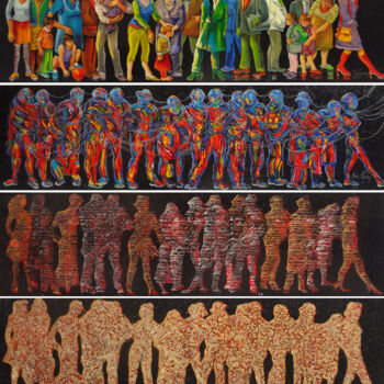 绘画 标题为“SEBA ART GALLERY” 由Seba Uğurtan, 原创艺术品, 丙烯