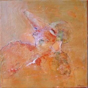 Peinture intitulée "LE NEZ DANS LES ETO…" par Catherine Wagner  Dudenhoeffer, Œuvre d'art originale