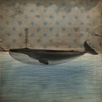 Digital Arts με τίτλο "La Balena delle Ste…" από Andrea Pisano, Αυθεντικά έργα τέχνης, Ψηφιακή ζωγραφική