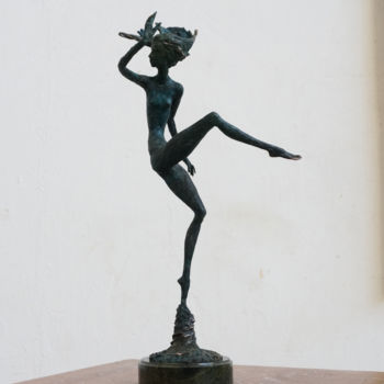 Escultura titulada "Whirpool" por Nikolai Shatalov, Obra de arte original, Bronce