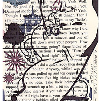 Printmaking titled "A Fabulous Life, Pa…" by Wilf Tilley, Original Artwork, Digital Print