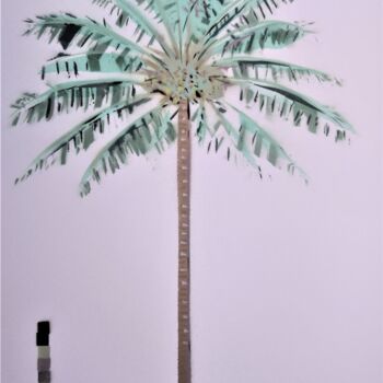 Painting titled "'Cocos Nucifera' (C…" by Dylan Bell (Bells Galleries), Original Artwork, Spray paint