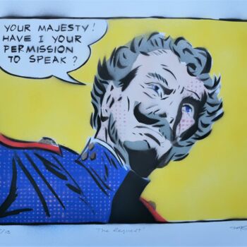Painting titled "'The Request' - Sig…" by Dylan Bell (Bells Galleries), Original Artwork, Spray paint