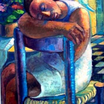 Pintura intitulada "mus011 - O descanso" por Luiz Carlos De Andrade Lima, Obras de arte originais