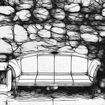 Digital Arts titled "Mr. Confortable" by Ana Teresa Dias Da Silva, Original Artwork, Manipulated Photography