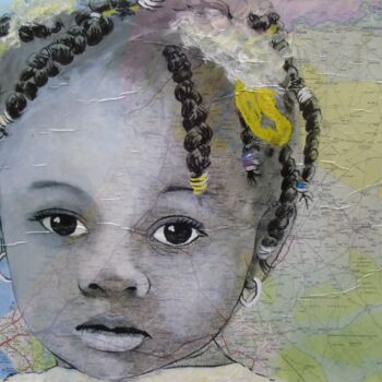 Painting titled "Sénégal 3" by Vincent Tessier Xxc, Original Artwork, Acrylic