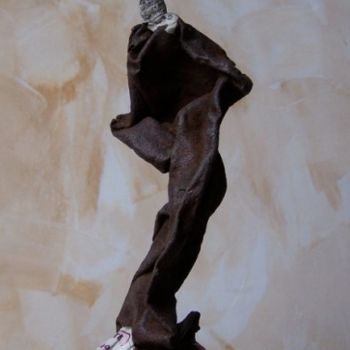 Sculpture intitulée "pas de bras, pas de…" par Anne-Frédérique Ferret, Œuvre d'art originale, Métaux