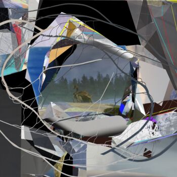 数字艺术 标题为“Untitled 2020-08-20” 由Stefan Fransson, 原创艺术品, 2D数字工作