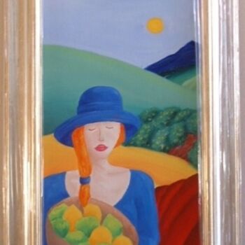 Painting titled "Harvest" by Aud, Original Artwork