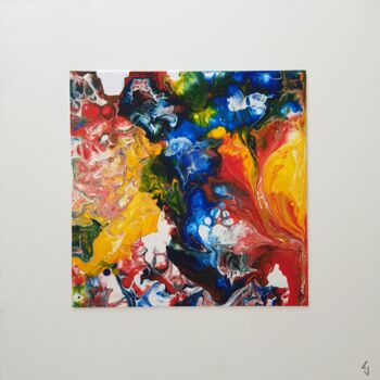 Peinture intitulée "voyage au pays des…" par Claude Goasguen, Œuvre d'art originale, Acrylique