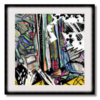 Schilderij getiteld "Fragile & Complex" door Hopkins, Origineel Kunstwerk, Digitaal Schilderwerk Gemonteerd op Aluminium