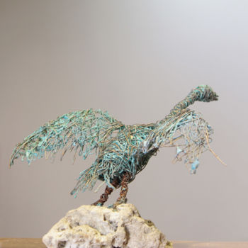제목이 "Swan 14x24x18 3kg I…"인 조형물 Karen Axikyan로, 원작, 금속