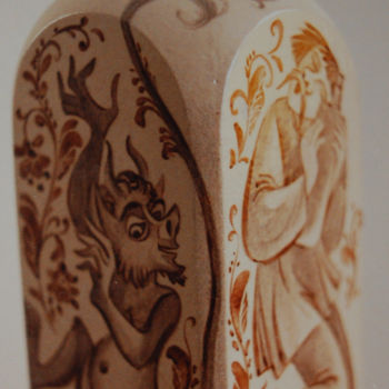 "фляга" başlıklı Heykel Oksana Prudnikova tarafından, Orijinal sanat, Kil