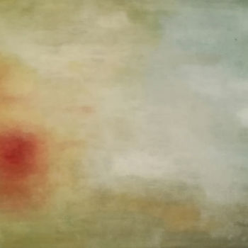 Painting titled "Romanticismo" by Mercedes Gordo, Original Artwork, Oil Mounted on Wood Panel