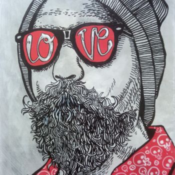 David Lynch, Painting by Francis Leonard | ArtMajeur