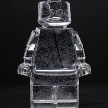 Escultura intitulada "ROBOCLUSION MIROIR" por Vincent Sabatier (VerSus), Obras de arte originais, Moldagem