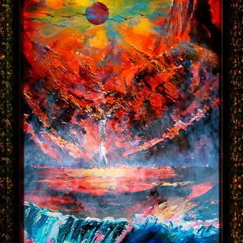 Digitale Kunst getiteld "Terremer" door Tyfhaan Yk, Origineel Kunstwerk, Digitaal Schilderwerk