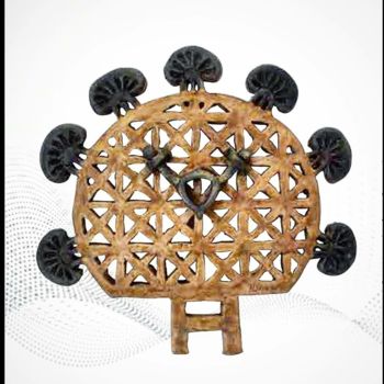 Sculpture titled "Discus Urinairium" by Bulent Savkin, Original Artwork, Ceramics