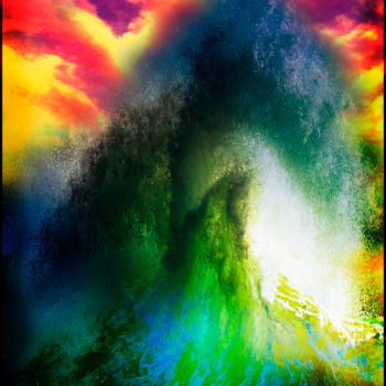 Digitale Kunst getiteld ""Envol"" door Tyfhaan Yk, Origineel Kunstwerk, Digitaal Schilderwerk