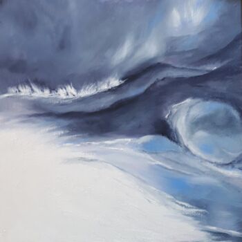 Peinture intitulée "L'oubli" par Sylvie Tricard, Œuvre d'art originale, Huile