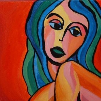 Painting titled "The Colours of a Wo…" by Aud, Original Artwork
