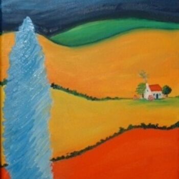 Painting titled "Landscape of Autum" by Aud, Original Artwork