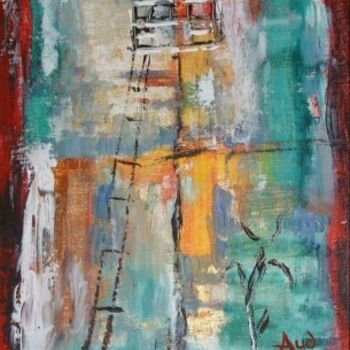 Painting titled "Windows to the Soul" by Aud, Original Artwork, Oil