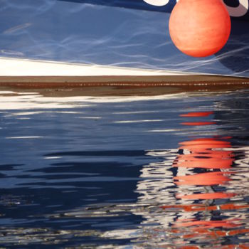 Photography titled "Reflet . Bretagne 1" by Gilles Mével, Original Artwork, Non Manipulated Photography Mounted on Aluminium