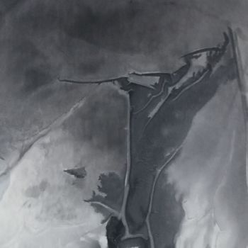 Ζωγραφική με τίτλο ""The Diving Ink" 墨道…" από Lanying Yu, Αυθεντικά έργα τέχνης, Μελάνι