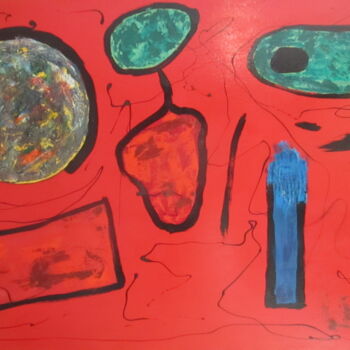 Pintura intitulada "expressionista" por Romeo Zanchett, Obras de arte originais, Óleo