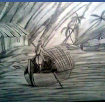 Painting titled "Pencil drawing" by Krishna Art Gallery, Original Artwork, Pencil