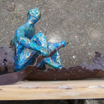 Sculpture intitulée "ooo garder le moral…" par Anne-Frédérique Ferret, Œuvre d'art originale, Autre