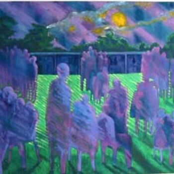 Painting titled "Golden Moment" by Veryan Edwards, Original Artwork