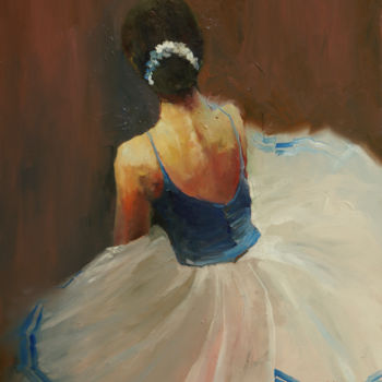 Painting titled "on a rest" by Pavel Filin, Original Artwork, Oil