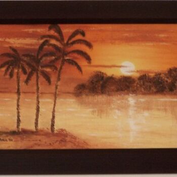 Painting titled "Island View" by Ankie, Original Artwork