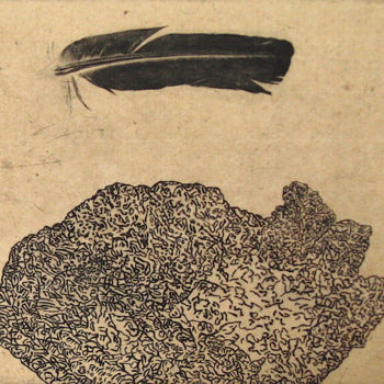Gravures & estampes intitulée "Equilibrium" par Luce, Œuvre d'art originale, Eau-forte