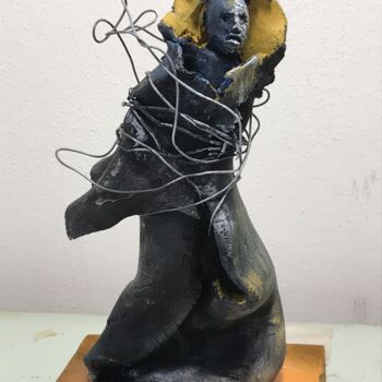 Sculpture intitulée "Inverno" par Armando D'Andrea, Œuvre d'art originale, Terre cuite