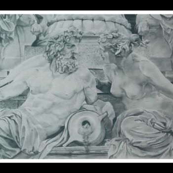 Drawing titled "Realistic statue sk…" by Satyajeet Kumar, Original Artwork, Pencil