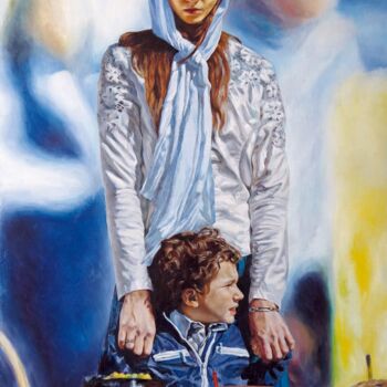 「Easter」というタイトルの絵画 Mykola Koidanによって, オリジナルのアートワーク, オイル